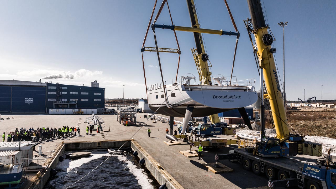 Swan 88 – The First Hybrid Electric Propulsion Yacht by Swan Launched