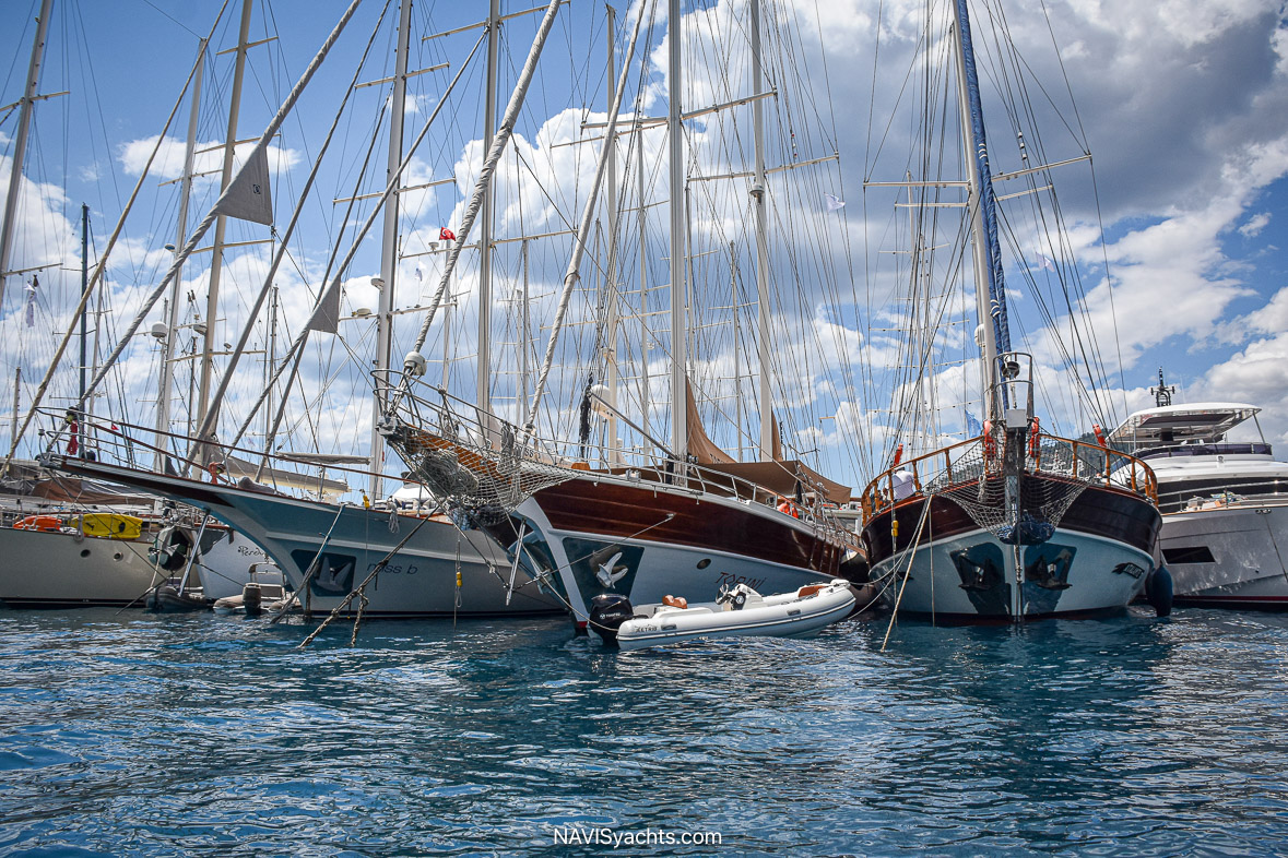 Traditional Turkish gulet sailing yachts