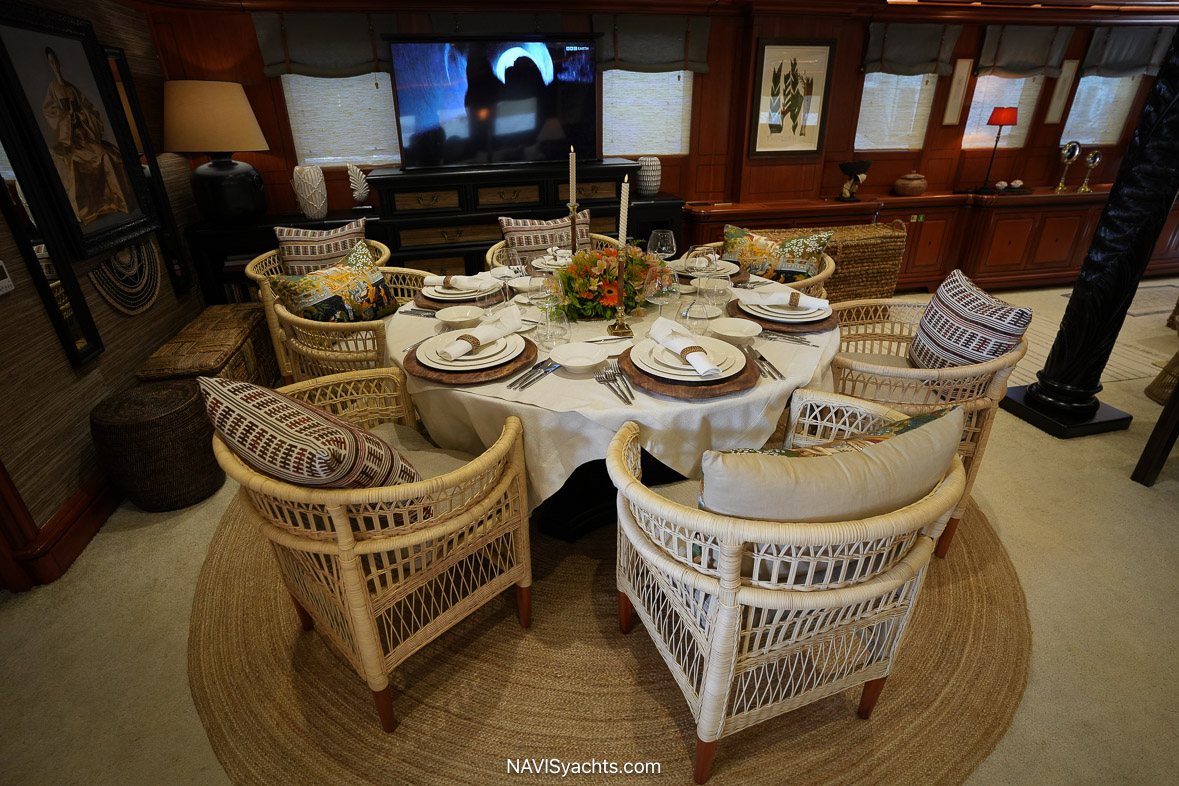 S/Y Yazz luxury sailing yacht interior