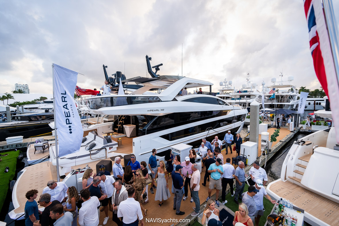 Overview of the Fort Lauderdale International Boat Show 2024, showcasing luxury yachts at the Superyacht Village.