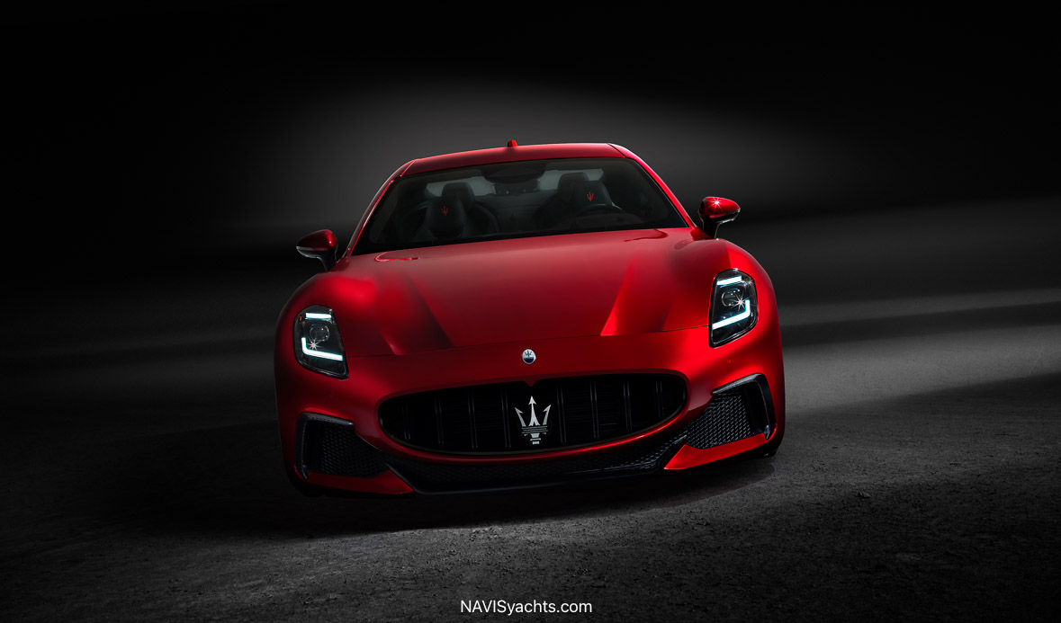 Maserati GranTurismo Trofeo, a high-performance grand tourer with a Nettuno V6 engine and timeless Italian design.