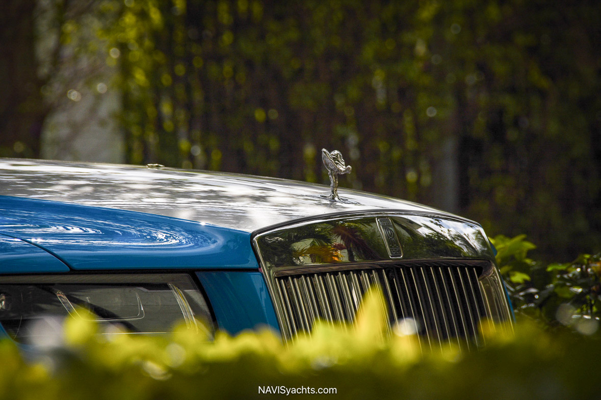 Rolls-Royce Ghost luxury sedan, embodying minimalist opulence and powered by a twin-turbocharged V12 engine.