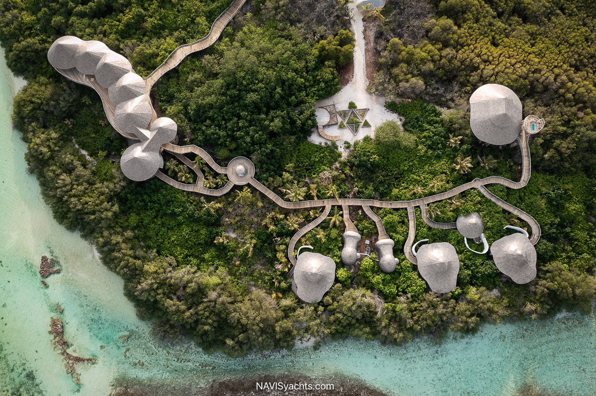 Soneva Soul at Soneva Fushi in the Maldives, a serene wellness retreat surrounded by lush tropical beauty.