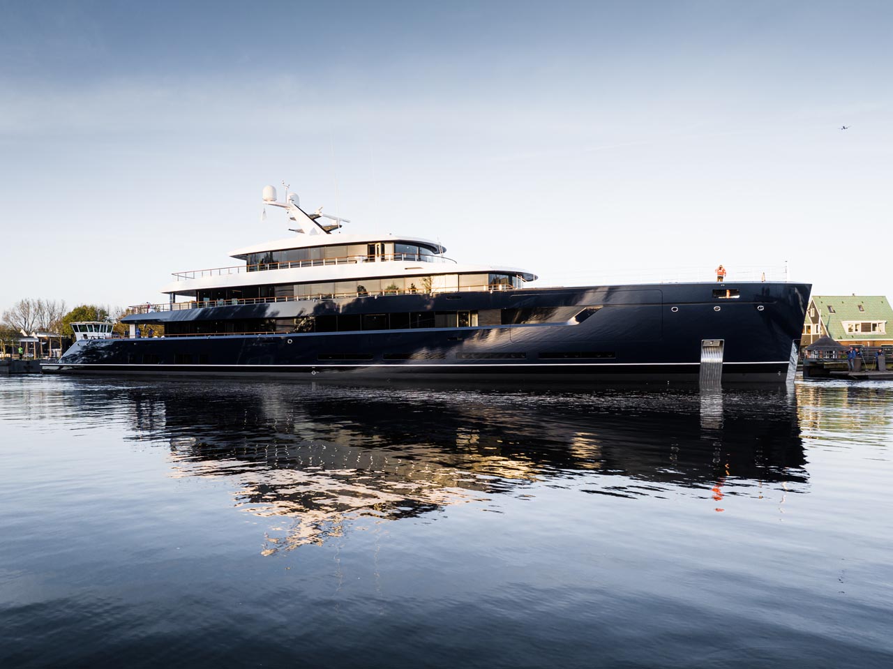 “Sleek and Chic” Feadship ONE Sets Sail